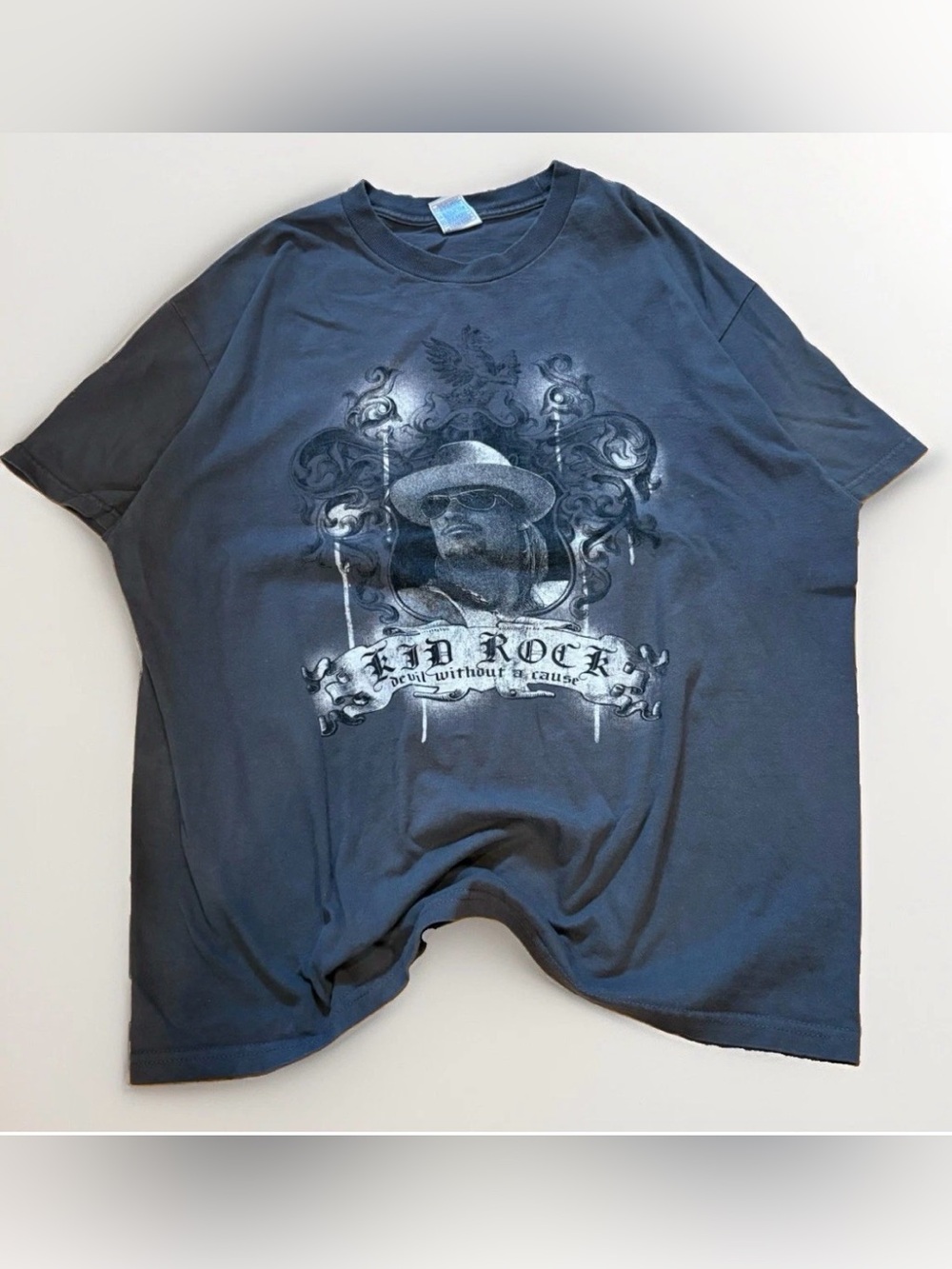 Vintage Y2K Kid Rock Tour T-Shirt Size XL Devil Without a Cause Rock Rap Country